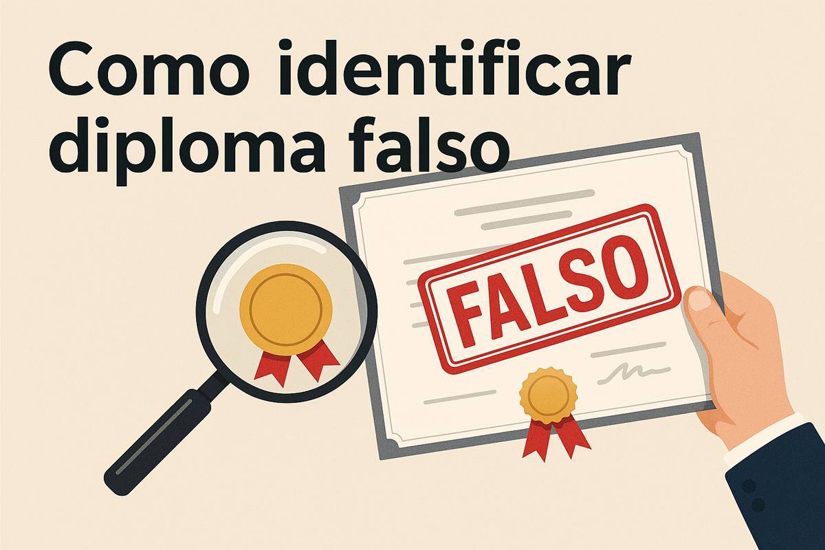 Como identificar diploma falso