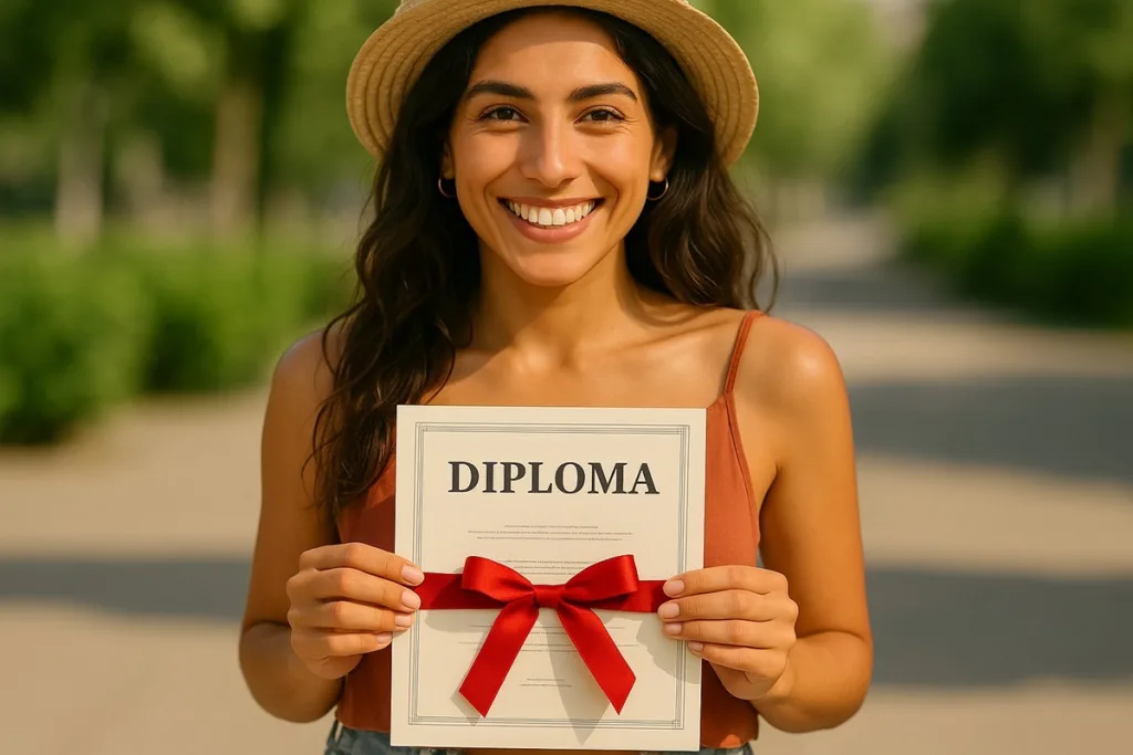 pagar pela emissão de um diploma superior